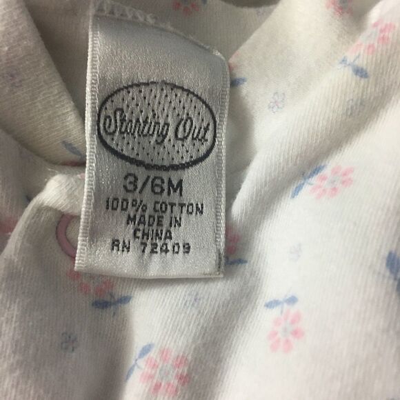 Starting Out Infants Onesie with Feet NWOT 3-6 month - Picture 4 of 4